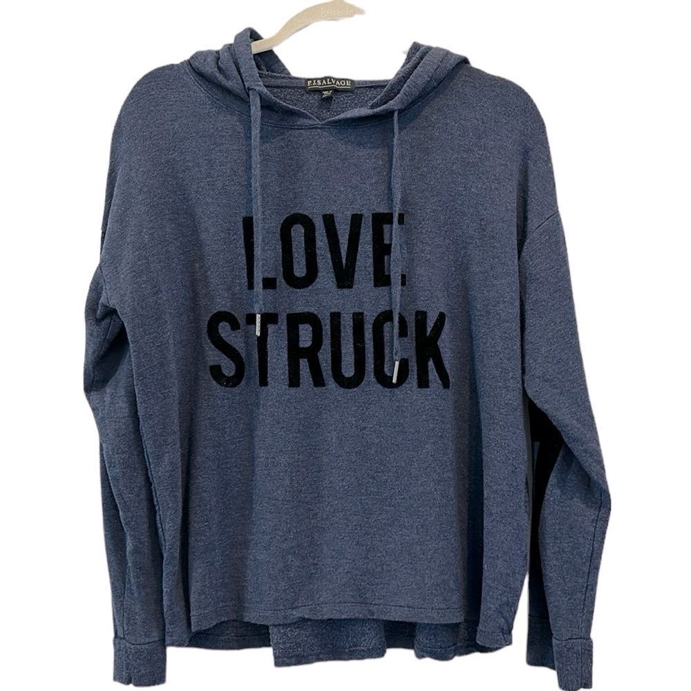 PJ Salvage Love Struck Lightning Bolt Casual Lounge Hoodie Medium‌‌‌‌‌‌